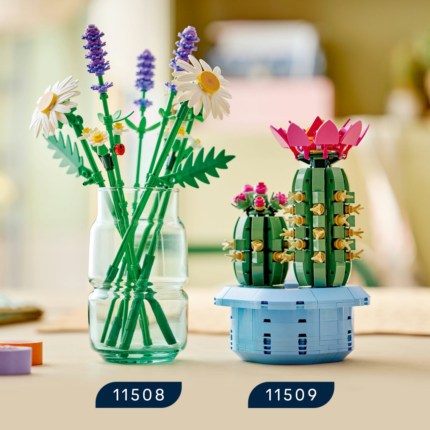 LEGO® Botanicals Madeliefjes - Decoratieve Bloemenset voor Kinderen - Cadeau voor Meisjes en Jongens 11508