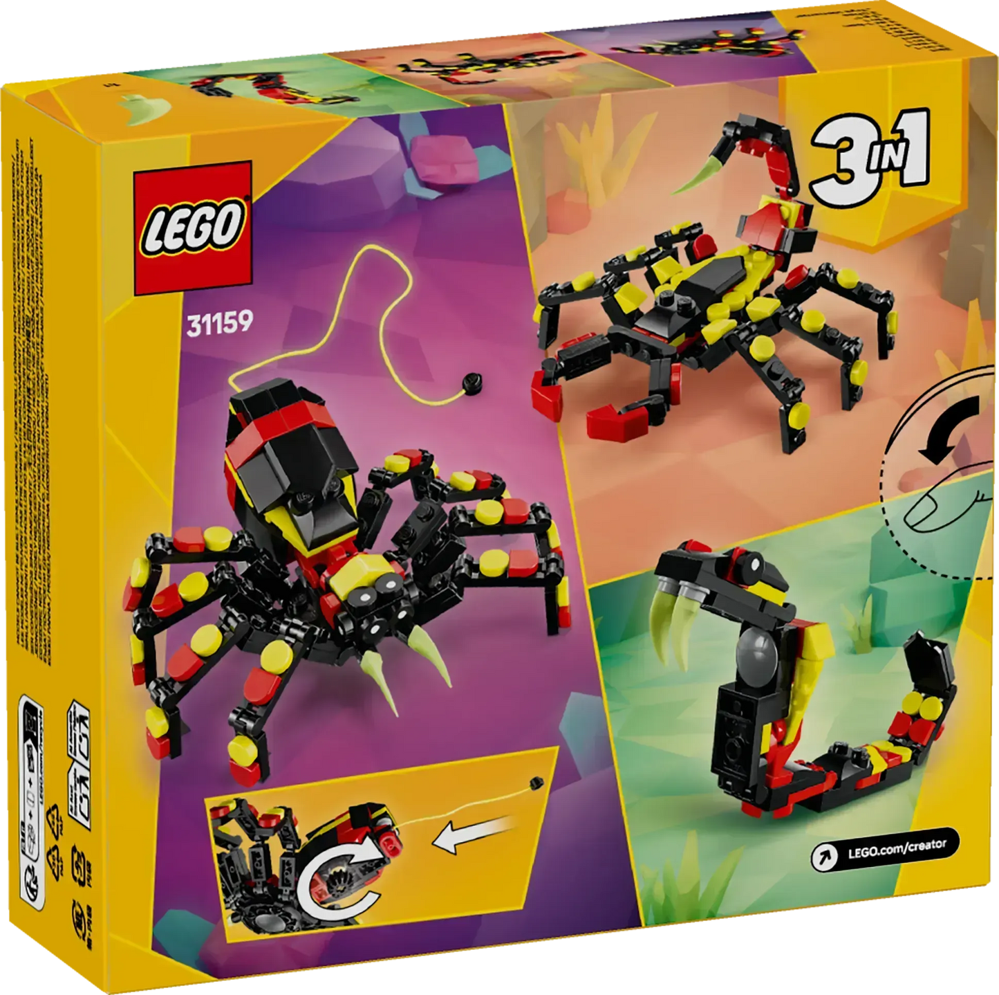 LEGO Wild Animals: Spannende Spinne 31159 Creator 3-in-1