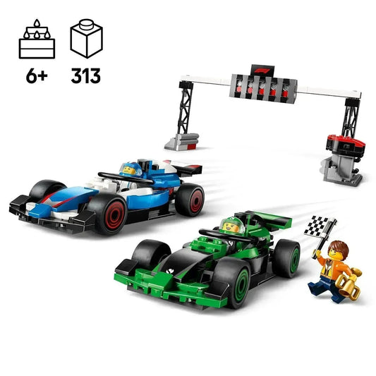LEGO F1 Start lijn met VCARB & Sauber Formule 1 auto's 60474 City