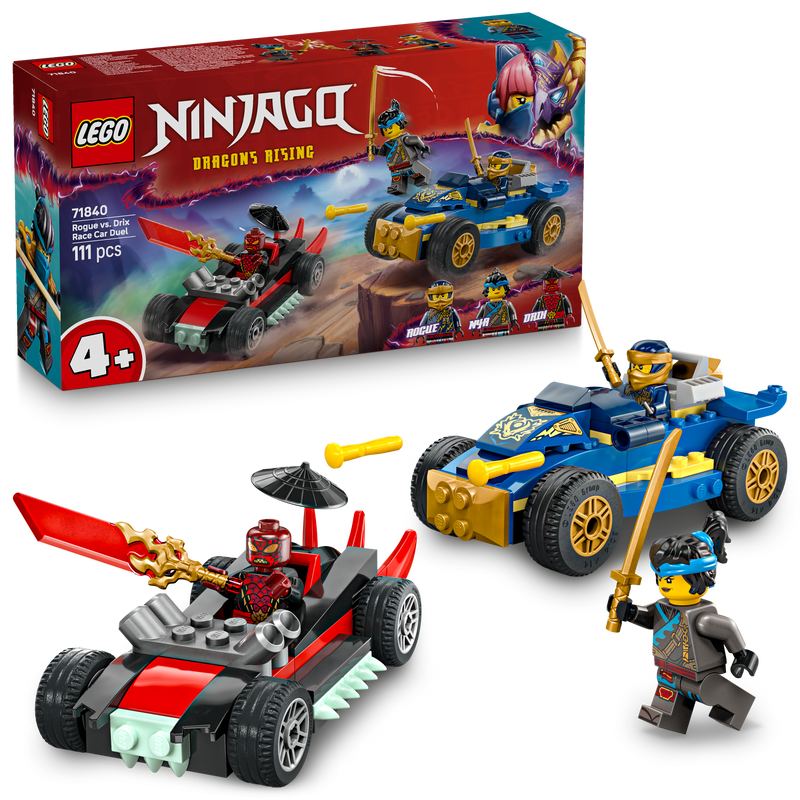 LEGO Rogue vs. Drix racewagenduel 71840 Ninjago