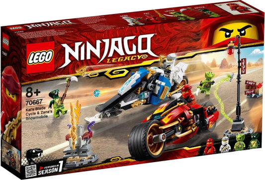 LEGO Kais Feuer-Bike zwaardmotor & Zanes sneeuwscooter 70667 Ninjago LEGO NINJAGO @ 2TTOYS | Official LEGO shopšš„° LEGO ā¬. 32.99