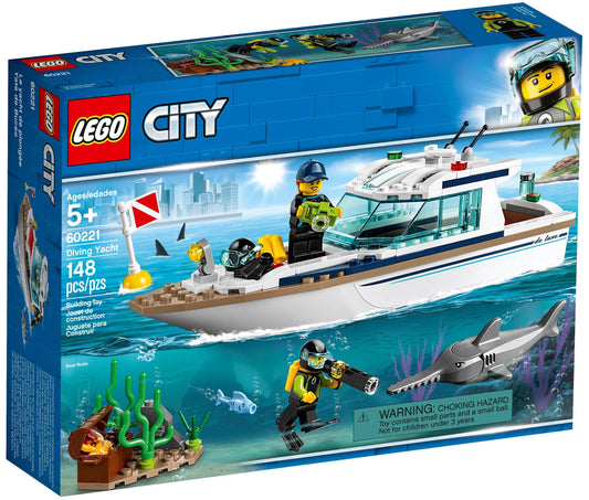 LEGO Luxe Duikjacht met duikers 60221 City LEGO CITY ONDERWATER @ 2TTOYS | Official LEGO shopšš„° LEGO ā¬. 16.49