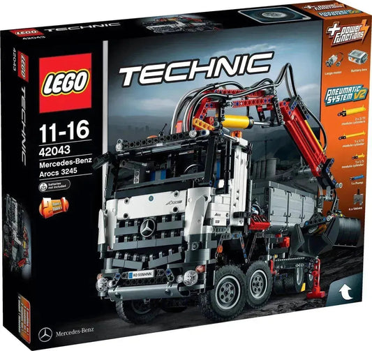LEGO Mercedes Arocs Actros vrachtwagen met kraan 42043 Technic LEGO TECHNIC @ 2TTOYS | Official LEGO shopšš„° LEGO ā¬. 349.99