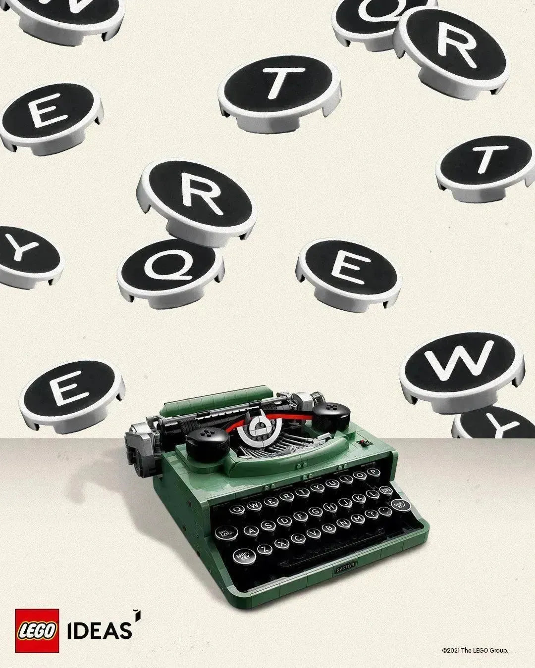 LEGO Type machine / Typewriter 21327 Ideas (USED) LEGO IDEAS @ 2TTOYS | Official LEGO shop😊🥰 LEGO €. 174.99