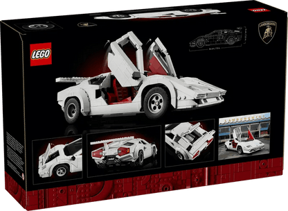 LEGO witte Lamborghini Countach 5000 Quattrovalvole 10337 Icons LEGO ICONS @ 2TTOYS | Official LEGO shop😊🥰 LEGO €. 159.99