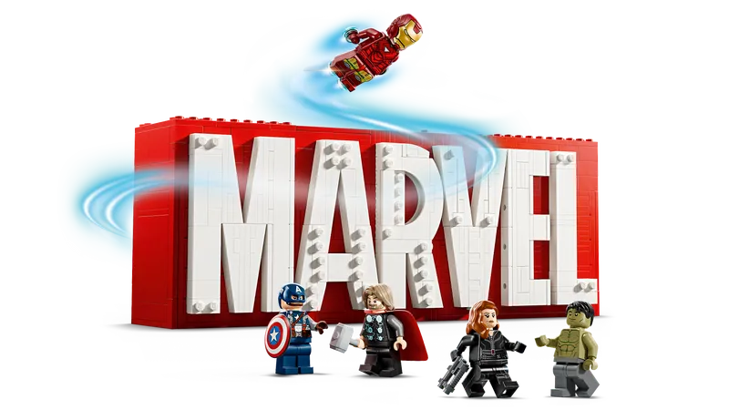 LEGO Marvel logo en figuren 76313 Superheroes