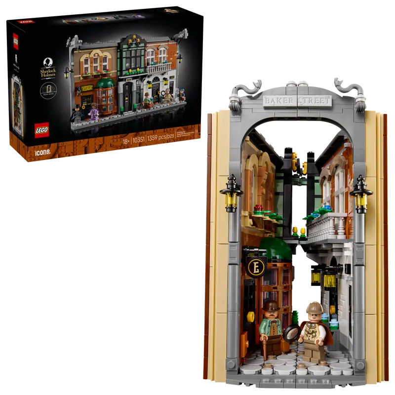 LEGO Sherlock Holmes Boekensteun 10351 Icons (Pre-Order: juni)
