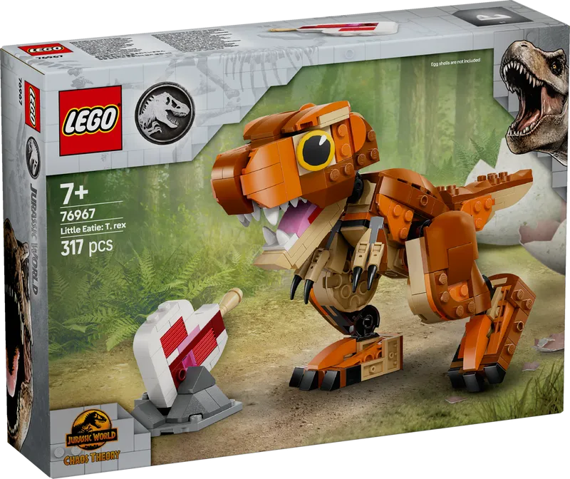 LEGO 76967 Kleine eter T-Rex, Een Jurassic World avontuur wacht