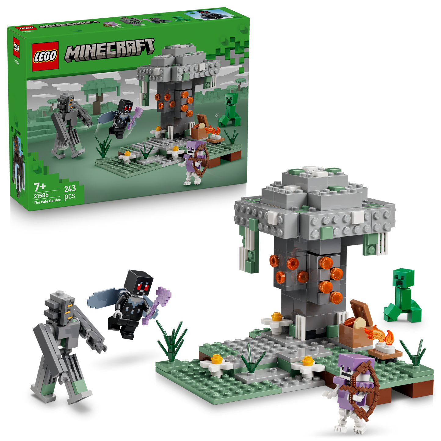 LEGO Minecraft De Bleke Tuin Videogame Bouwpakket voor Kinderen en Decoratie 21586