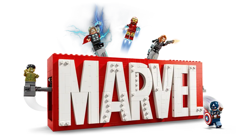 LEGO Marvel logo en figuren 76313 Superheroes