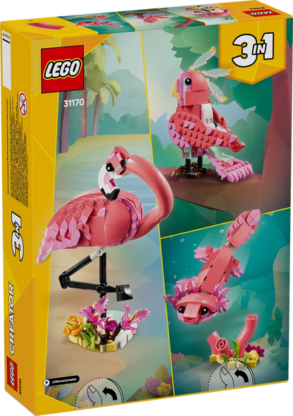 LEGO Wild Animals Pink Flamingo 31170 Creator