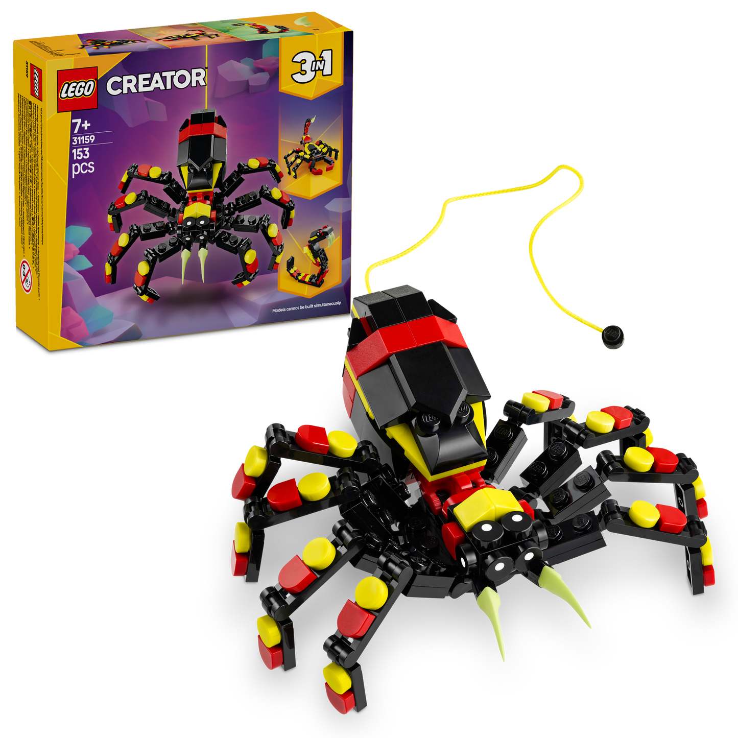 LEGO Wild Animals: Thrilling Spider 31159 Creator 3-in-1 (Pre-Order: January 1)