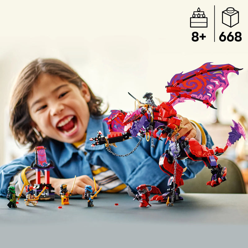 LEGO Lightning Tooth Chaos Dragon 71832 Ninjago (Pre-Order: March 2025)