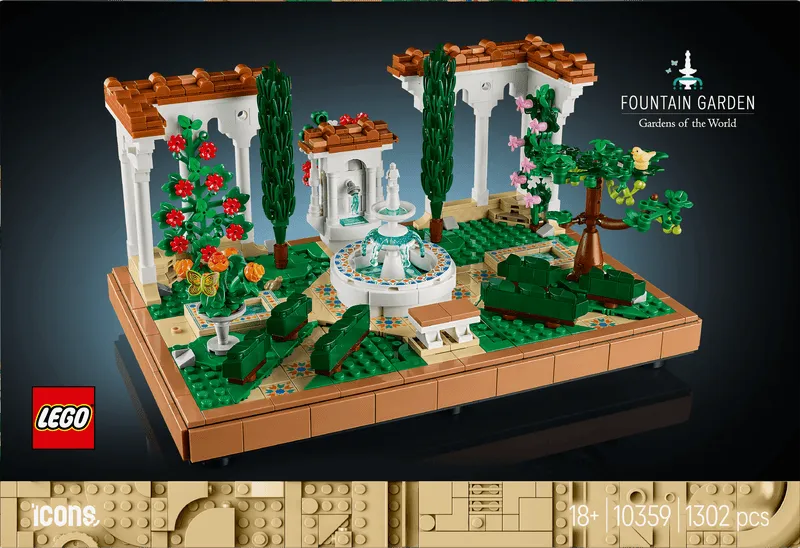 LEGO Garden with Fountain 10359 Icons