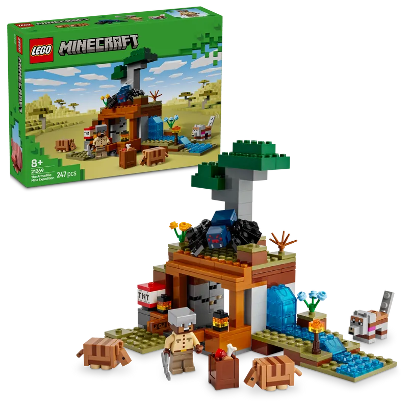 LEGO Armadillo Mijnexpeditie 21269 Minecraft