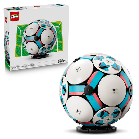 LEGO Editions Voetbal – 3D-Display Bouwpakket voor Kinderen met Interactief Mini-Stadion – Verjaardagscadeau voor Jongens, Meisjes en Voetbalfans vanaf 10 Jaar – 43019