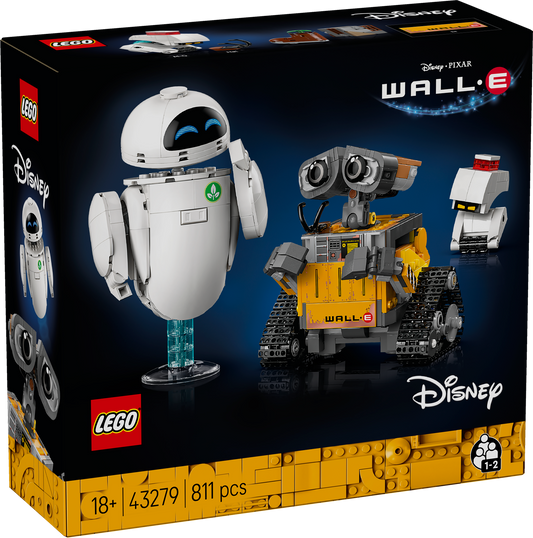 LEGO 43279 WALL-E en EVE