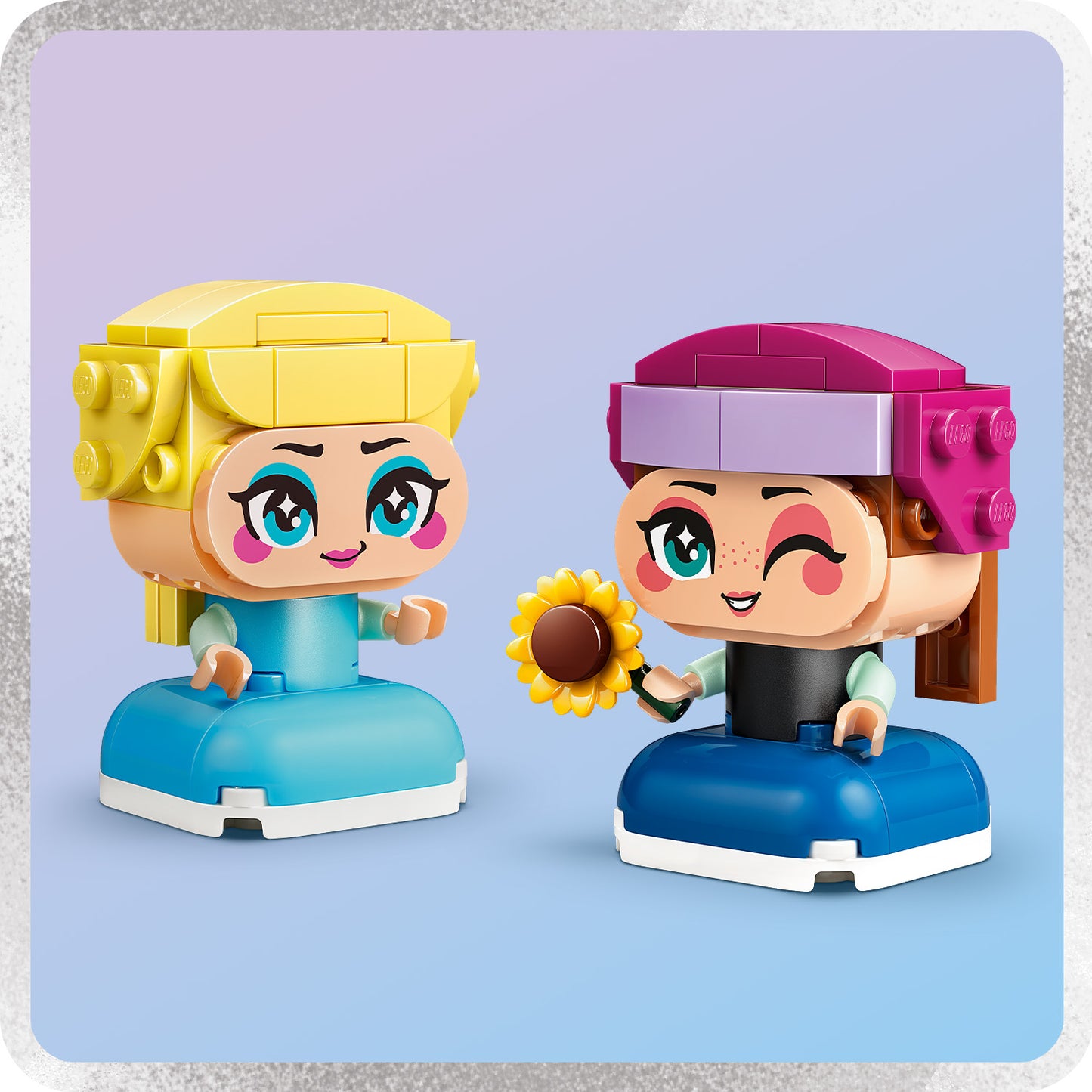 LEGO® ǀ Disney Frozen Mini Anna en Elsa - 2 Frozen Bouwfiguren voor Kinderen Vanaf 5 Jaar - 43284