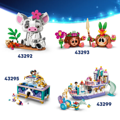 LEGO | Disney Stitch en Scrump - Bouwbaar Speelgoed voor Kinderen Incl. 2 Poppetjes met Accessoires en Ukulele - Kinderkamer Decoratie - Cadeau voor Meisjes en Jongens vanaf 9 Jaar 43296