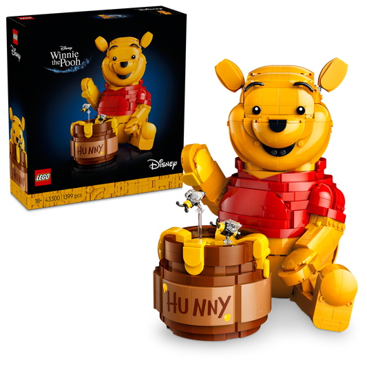 LEGO | Disney Winnie De Poeh – Bouwpakket voor Volwassenen – Displaymodel met Honingpot, Verzamelbaar Poppetje en Iejoor Dieren Figuur – DIY Nostalgisch Cadeau voor Fans – 43300