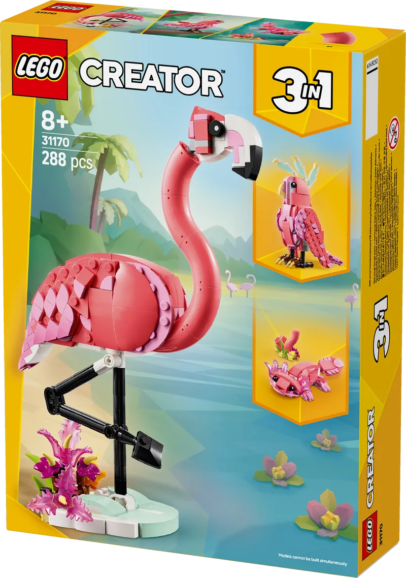 LEGO Wild Animals Pink Flamingo 31170 Creator