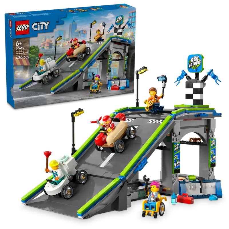 LEGO Speed ​​Ramp for Race Cars 60460 City (Pre-Order: January 2025)