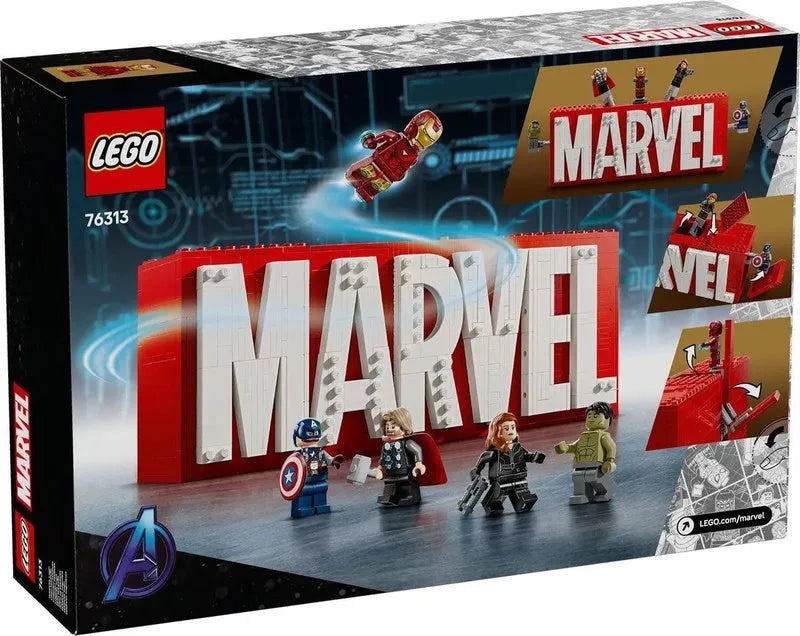 LEGO Marvel logo en figuren 76313 Superheroes