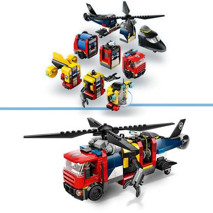 LEGO Helicopter, Fire Truck and Submarine 60462 City (Pre-Order: January 2025)