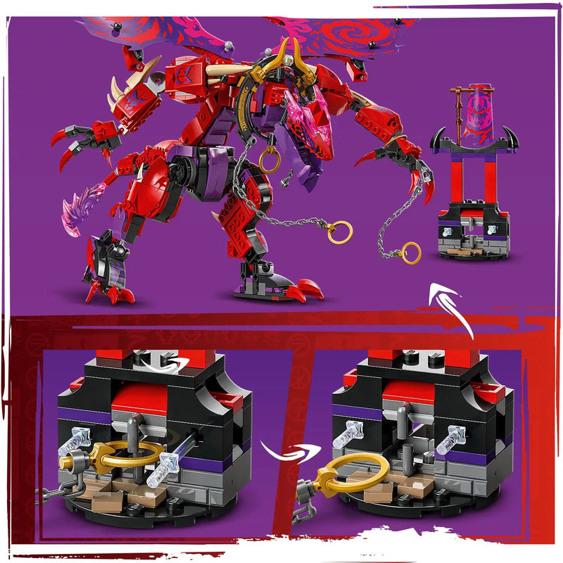 LEGO Lightning Tooth Chaos Dragon 71832 Ninjago (Pre-Order: March 2025)