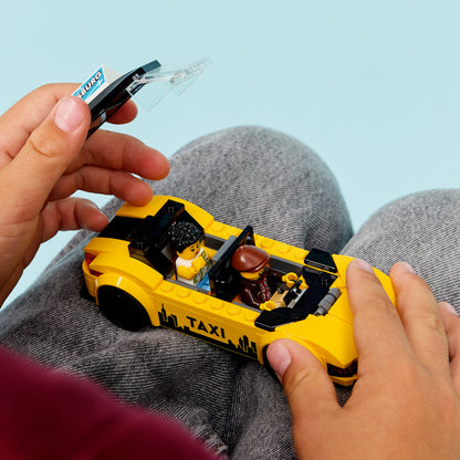 LEGO City Gele Taxi Auto Bouwpakket met Speelgoed voor Kinderen 60487