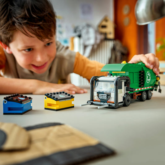 LEGO City Recyclingtruck – Vrachtwagen Speelgoed voor Kinderen vanaf 7 Jaar 60495