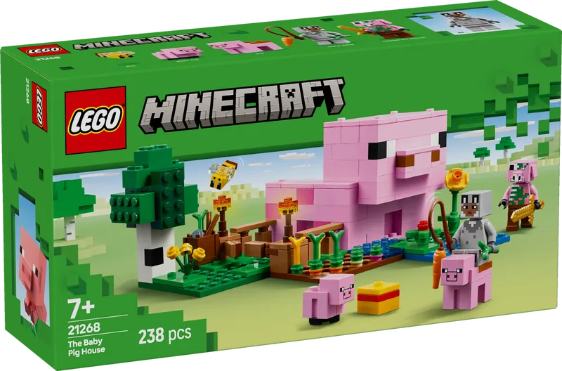 LEGO The Baby Pig House 21268 Minecraft (Pre-Order: January 2025)