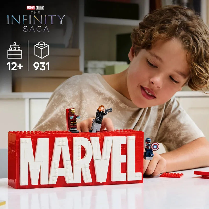 LEGO Marvel logo en figuren 76313 Superheroes