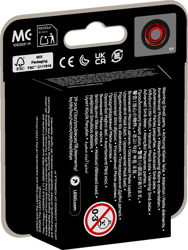 LEGO Formula 1 Drivers with their Car 71049 Minifigures (Set 12 Pieces)