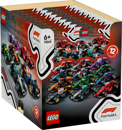 LEGO Formula 1 Drivers with their Car 71049 Minifigures (Set 12 Pieces)