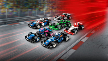 LEGO Formula 1 Drivers with their Car 71049 Minifigures (Set 12 Pieces)