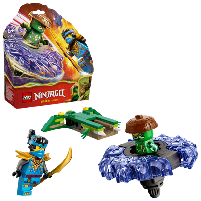 LEGO® NINJAGO® Nya vs. Mutatiemonster in Spinner - Actiespeelgoed - Speelset met 2 Minifiguren - 71849