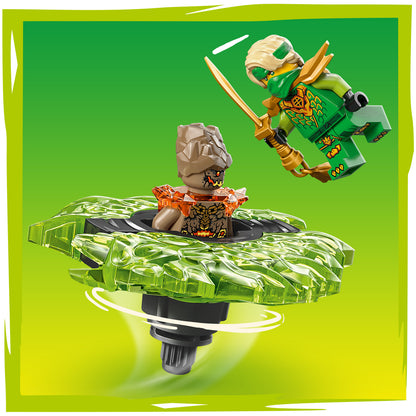 LEGO® NINJAGO® Lloyd vs. Aardemonster in Spinner - Actiespeelgoed - Set met 2 Minifiguren - 71850