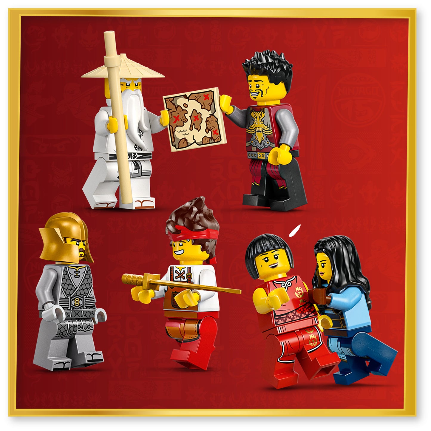LEGO® NINJAGO® 15-Jarig Jubileum: Smederij De Vier Wapens - Bouwset - 6 Minifiguren - 71858