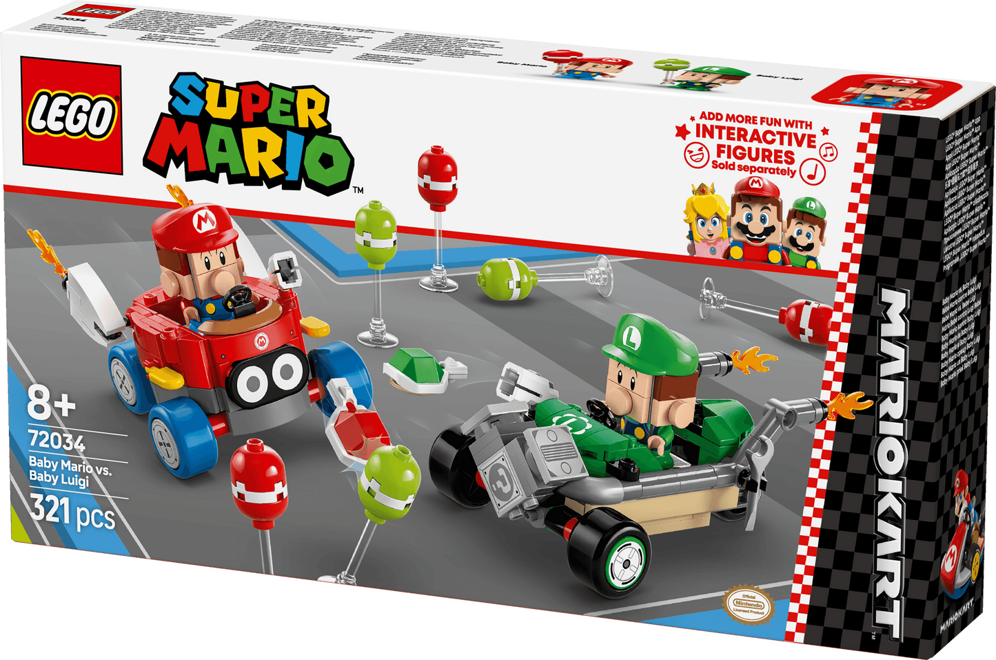 LEGO Mario Kart – Baby Mario vs. Baby Luigi 72034 Super Mario