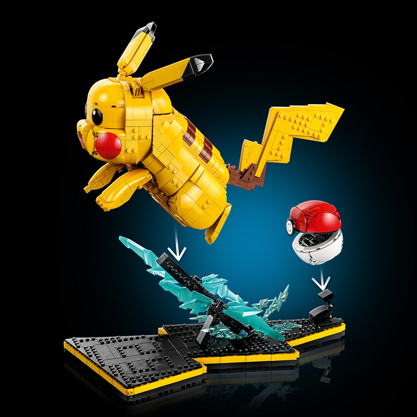 LEGO Pokémon Pikachu en Pokéball Bouwpakket voor Volwassenen 72152 (verkrijgbaar vanaf 1 mei 2026)
