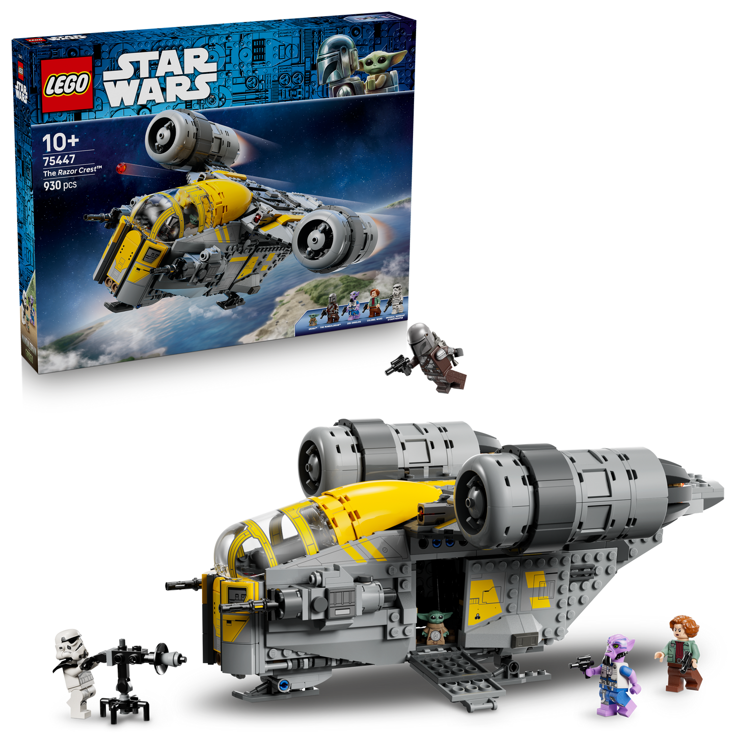 LEGO Star Wars De Razor Crest Voertuig Bouwpakket voor Kinderen 75447