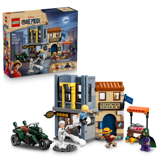 LEGO ONE PIECE Confrontatie met Kapitein Smoker – Speelgoed met 4 Minifiguren Incl. Monkey D. Luffy en Sanji – Kinderkamer Decoratie – Cadeau voor Jongens en Meisjes vanaf 9 – 75642
