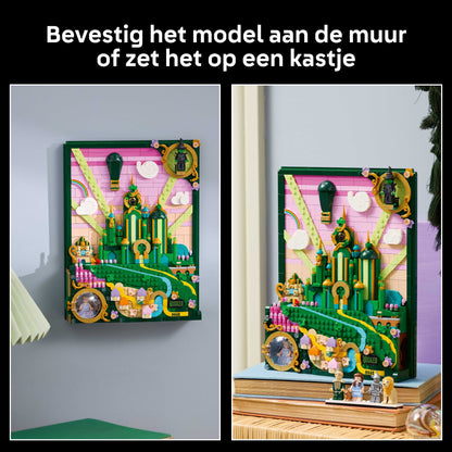 LEGO Wicked Emerald City Muurkunst Bouwpakket voor Volwassenen Set 75685