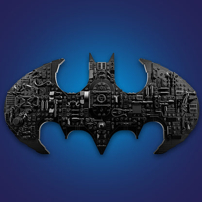 LEGO DC Batman Logo – Superhelden Speelgoed voor Kinderen met 2 Minifiguren – 3D DIY Kinderkamer Decoratie – Cadeau voor Jongens vanaf 12 jaar en Fans – 76330