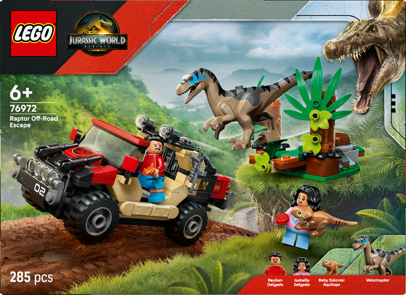 LEGO Raptor Off-Road Escape 76972 Jurassic World