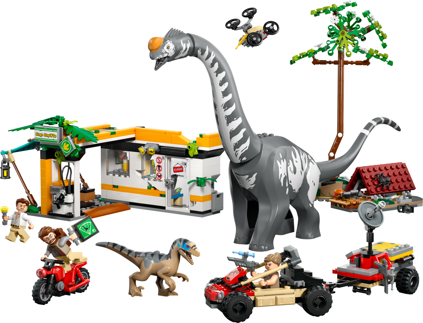 LEGO Raptor and Titanosaurus Search Mission 76973 Jurassic World