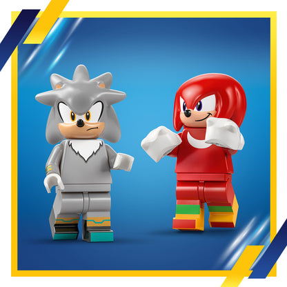 LEGO Sonic the Hedgehog Silvers Auto vs. Knuckles' Monstertruck Speelgoed voor Kinderen 77118