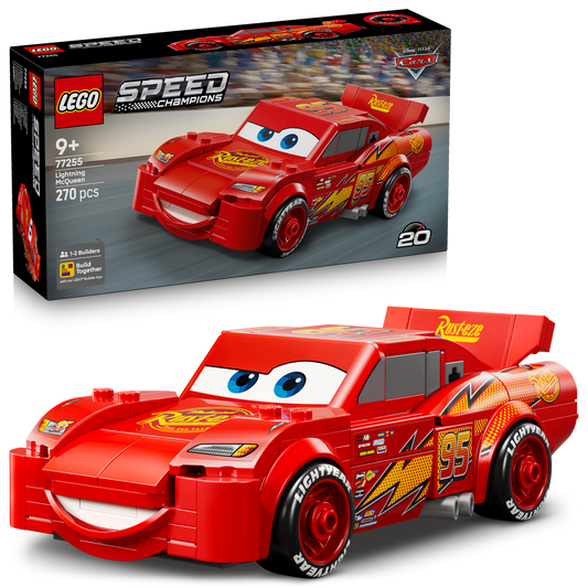 LEGO Speed Champions Bliksem Disneys Pixar McQueen Auto Bouwpakket voor Kinderen 77255