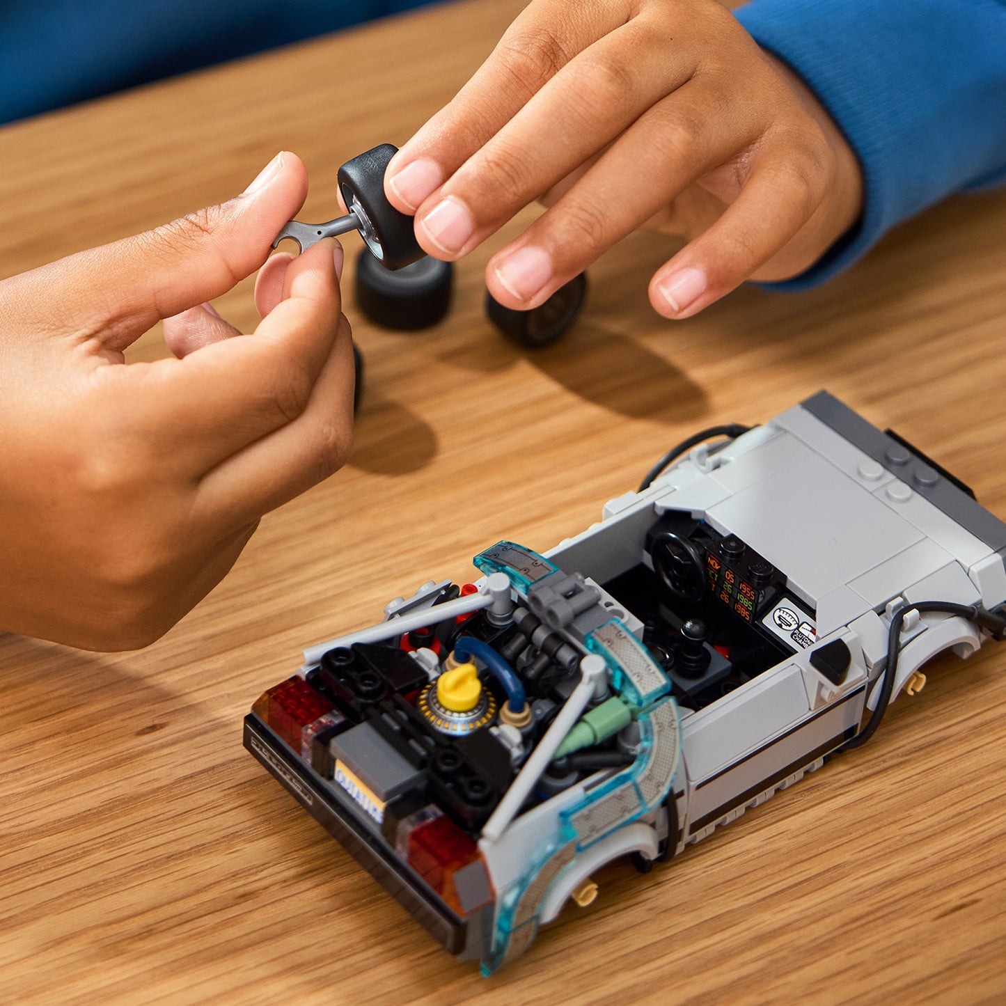 LEGO Speed Champions Tijdmachine uit Back to the Future Bouwpakket voor Kinderen 77256